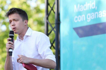 El candidato de Más Madrid a la Presidencia de la Comunidad, Íñigo Errejón.-JESÚS HELLÍN (EUROPA PRESS)
