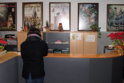 Oficinas del Ayuntamiento de El Burgo de Osma, uno de los que ha eximido a los pequeños proveedores-Javier Nicolás