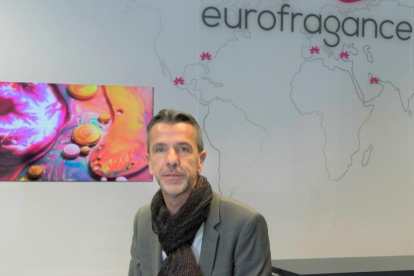 El consejero delegado de Eurofragance, Laurent Mercier-EL PERIÓDICO
