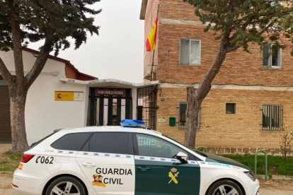 Vehículo de la Guardia Civil en la provincia de Soria. HDS