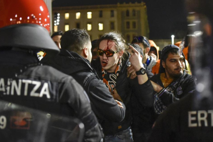 Incidentes en Bilbao.-MIGUEL TOÑA / EFE