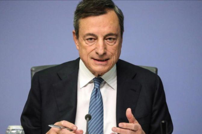 El presidente del Banco central Europeo, Mario Draghi.-EFE