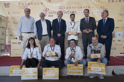 Los ganadores del III Campeonato de Tapas y Pinchos de Castilla y León. HDS