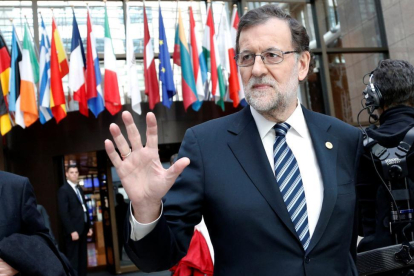 Mariano Rajoy, en Bruselas.-FRANCOIS LENOIR