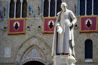 Sede del banco Monte dei Paschi di Siena.-AFP / GIUSEPPE CACACE