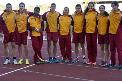 El equipo de Castilla y León integrado por varios atletas del Caep se tuvo que conformar con la sexta plaza.-