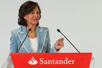 Ana Botín, presidenta del Banco de Santander.-