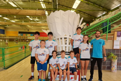Jugadores Club Badminton Soria-CS24 en Medina del Campo