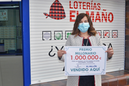 Loterías El maño repartió un premio millonario en Ólvega.-E.S.