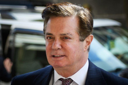 Paul Manafort, el exjefe de la campaña electoral del presidente de EE.UU., Donald Trump.-AFP