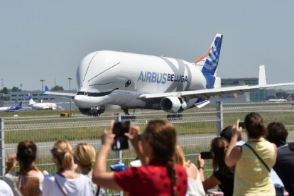 El Beluga XL de Airbus.-ERIC CABANIS (AFP)