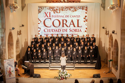 Concierto de la Coral Voces Blancas de Soria y el Coro Jorbalán de Logroño. MARIO TEJEDOR