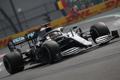 Hamilton, en el Gran Premio de México.-EFE / JOSÉ MÉNDEZ
