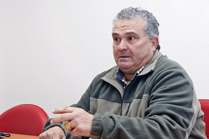 Isidro Valverde, alcalde de Caracena.-M.T.