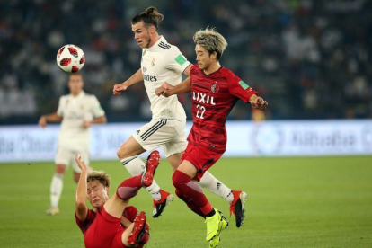 Bale, goleador del Madrid ante el Kashima.-EPA