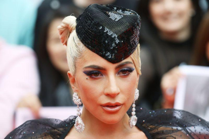 Stefani Joanne Angelina Germanotta, Lady Gaga, a su llegada a la premiere de A Star is Born, en el Festival Internacional de Cine de Toronto.-MICHAEL TRAN (FILMMAGIC)