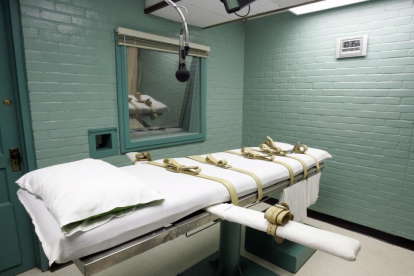 Sala de ejecución de la prisión de Huntsville, en Texas, en una foto del 2008.-AP