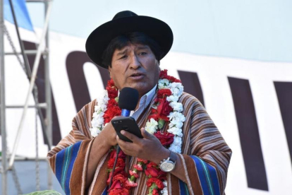 Evo Morales en un acto políticop en Cochabamba.-/ REUTERS