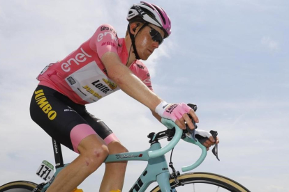 Steven Kruijswijk, durante la 18ª etapa del Giro.-AFP / LUK BENIES