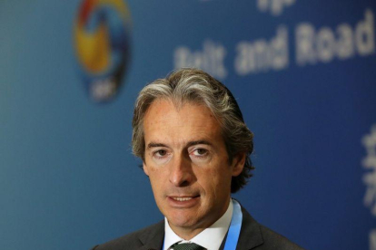 El ministro de Fomento Inigo de la Serna, en Pekin.-ZIPI (EFE)