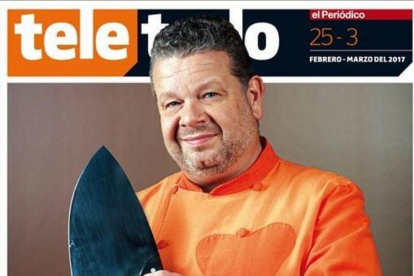 Portada del suplemento 'Teletodo' protagonizada por el chef Alberto Chicote.-