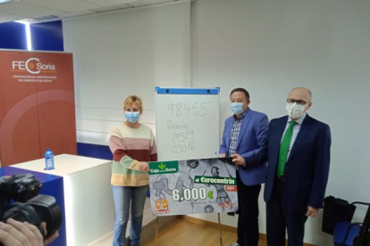 Sorteo del Eurocentrín, con un premio de 6.000 euros para gastar en comercio soriano. HDS