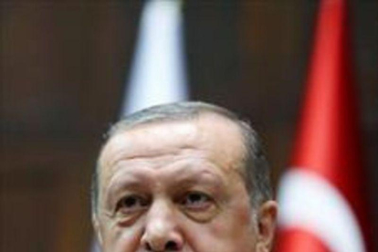 El presidente turco Recep Tayyip Erdogan.-