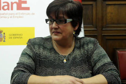 Manuela Pinilla, alcaldesa de Monteagudo. / ÚRSULA SIERRA-