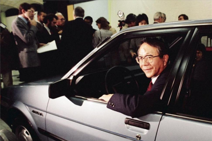 TatsuroToyoda, expresidente de Toyota, en 1984.-/ AP / PAUL SAKUMA