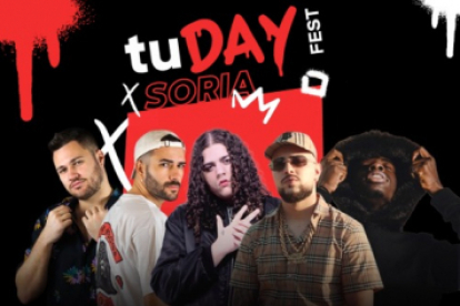 Cartel del tuDay Fest, festival de música urbana que se celebra este viernes en Soria. HDS