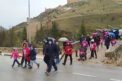 Marcha contra el cáncer en El Burgo de Osma. Ana Hernando