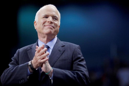 John McCain durante la campaña presidencial del 2008.-REUTERS