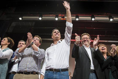 Pedro Sánchez dice que el PSOE hará posible "la España de las oportunidades".-Foto: MIGUEL LORENZO