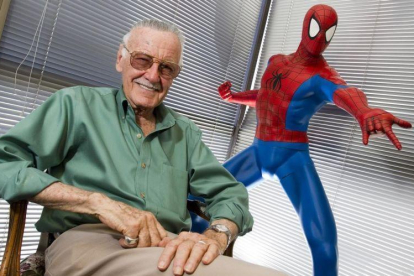 Stan Lee, creador de Spiderman, Hulk, y otros superhéroes.-EL PERIÓDICO