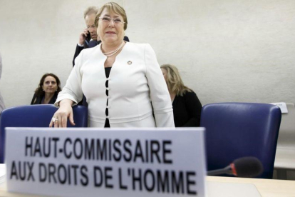Michelle Bachelet, la nueva alta comisionada del Consejo de Derechos Humanos de las Naciones Unidas.-SALVATORE DI NOLFI (AP)