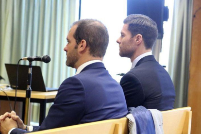 Xavi Alonso, durante el juicio en la Audiencia Provincial de Madrid.-DAVID CASTRO