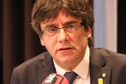 Carles Puigdemont.-/ BLANCA BLAY