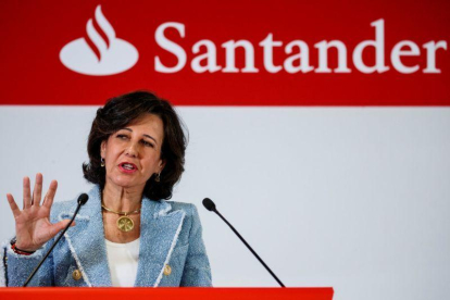 La presidenta de Banco Santander, Ana Botín, en una imagen de archivo.-JUAN MEDINA (REUTERS)