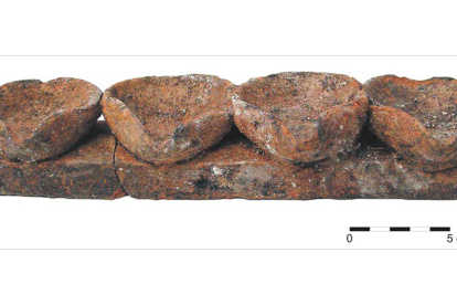 Januquilla encontrada en la judería de Calatayud (revista Arqueología y Territorio Medieval, nº 23)