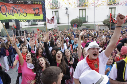 La fiesta llenó las calles de Ólvega-D. M.