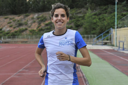 La atleta soriana, Marta Pérez Miguel.-VALENTÍN GUISANDE