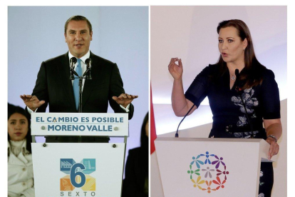MarMartha Erika Alonso y su esposo Rafael Moreno Valle.-EFE