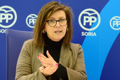 Mari Mar Angulo, presidenta del PP.-V. G.