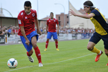 Numancia y Atlético jugaron su primer amistoso de pretemporada. / DIEGO MAYOR-