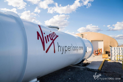 Tubos de prueba de Hyperloop Virgin.-