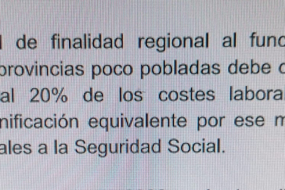 Punto retirado de la resolución presentada por Teruel Existe. HDS