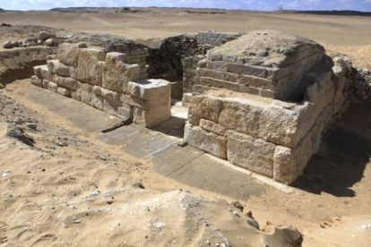 La tumba de una reina de la V dinastía faraónica (2.500-2.350 a.C) Jintakus III.-Foto: EFE