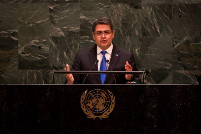 Presidente de Honduras, Juan Orlando Hernández.-EFE