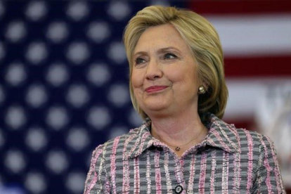 Hillary Clinton.-JUSTIN SULLIVAN