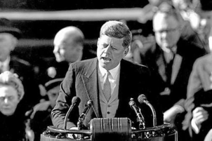 John Fitzgerald Kennedy, en un discurso en 1961.-AP